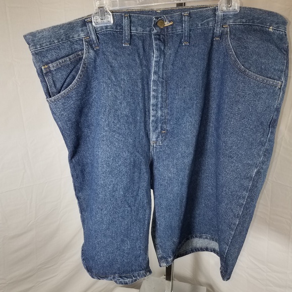 wrangler men's denim shorts